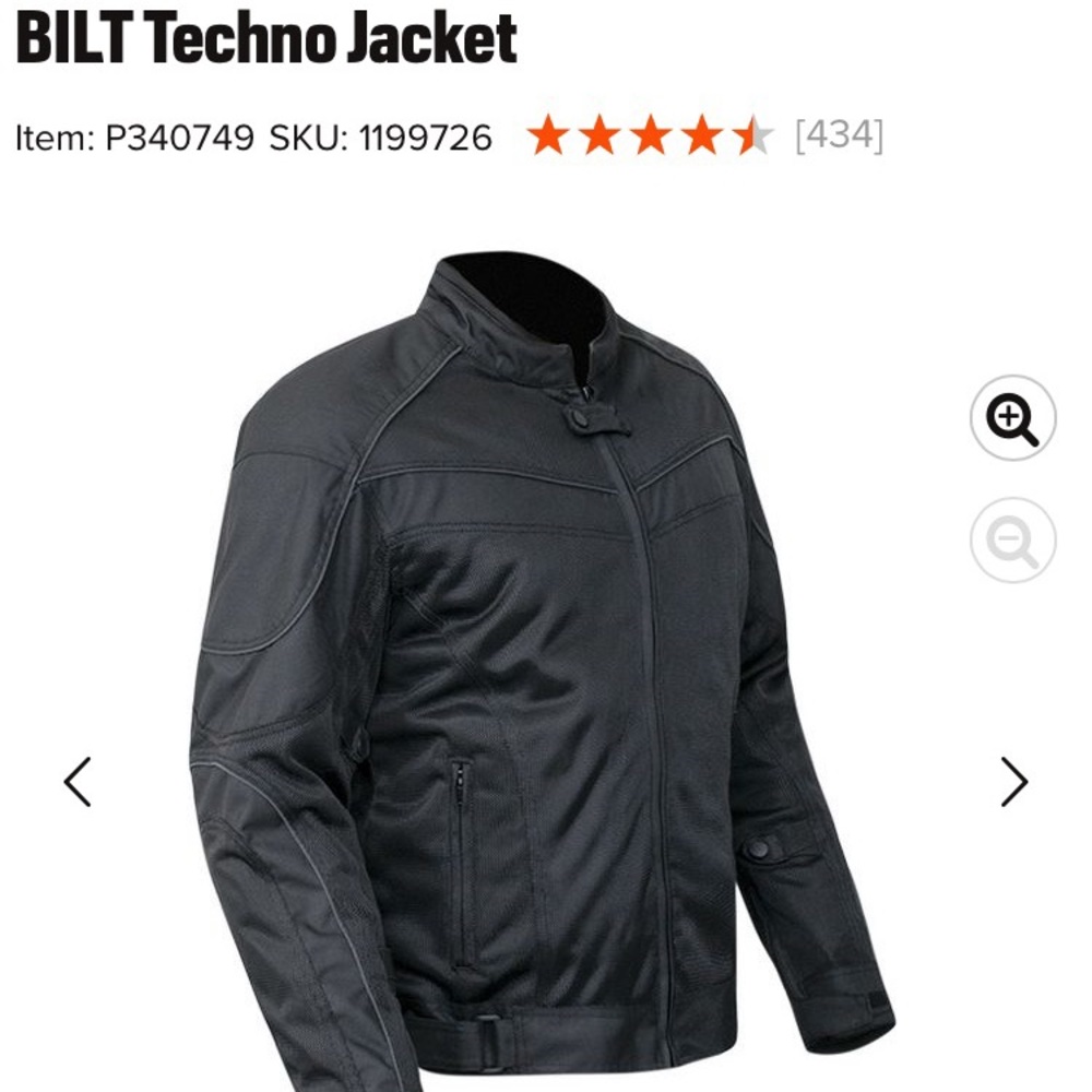 BILT men’s motorcycle riding jacket
